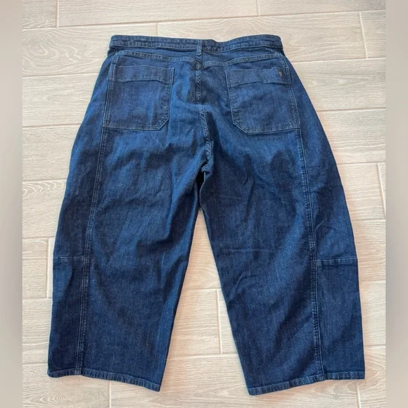 PILCRO ANTHROPOLOGIE Barrel Jeans Size 18W VGUC - Picture 2 of 4